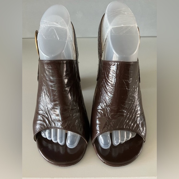 CHLOE’ STACKED HEEL SHOES - Picture 2 of 8